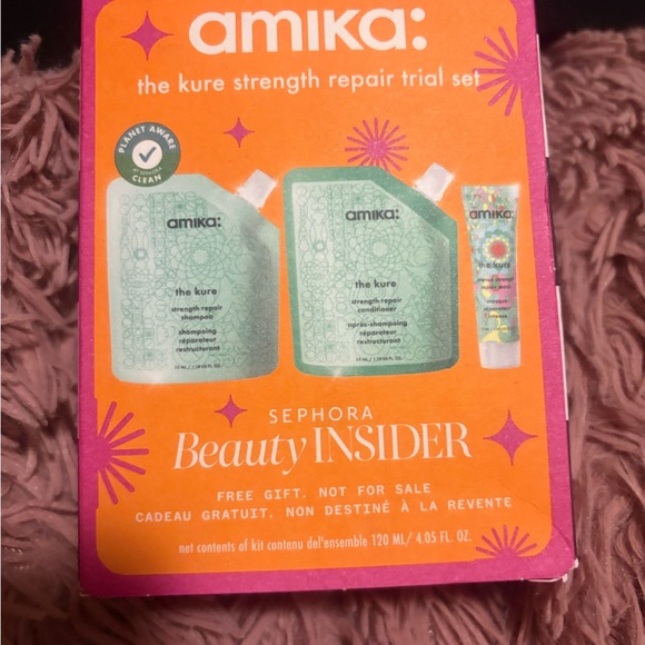 Amika The Kure Strength Repair Set - Orange and Mint - Picture 1 of 1